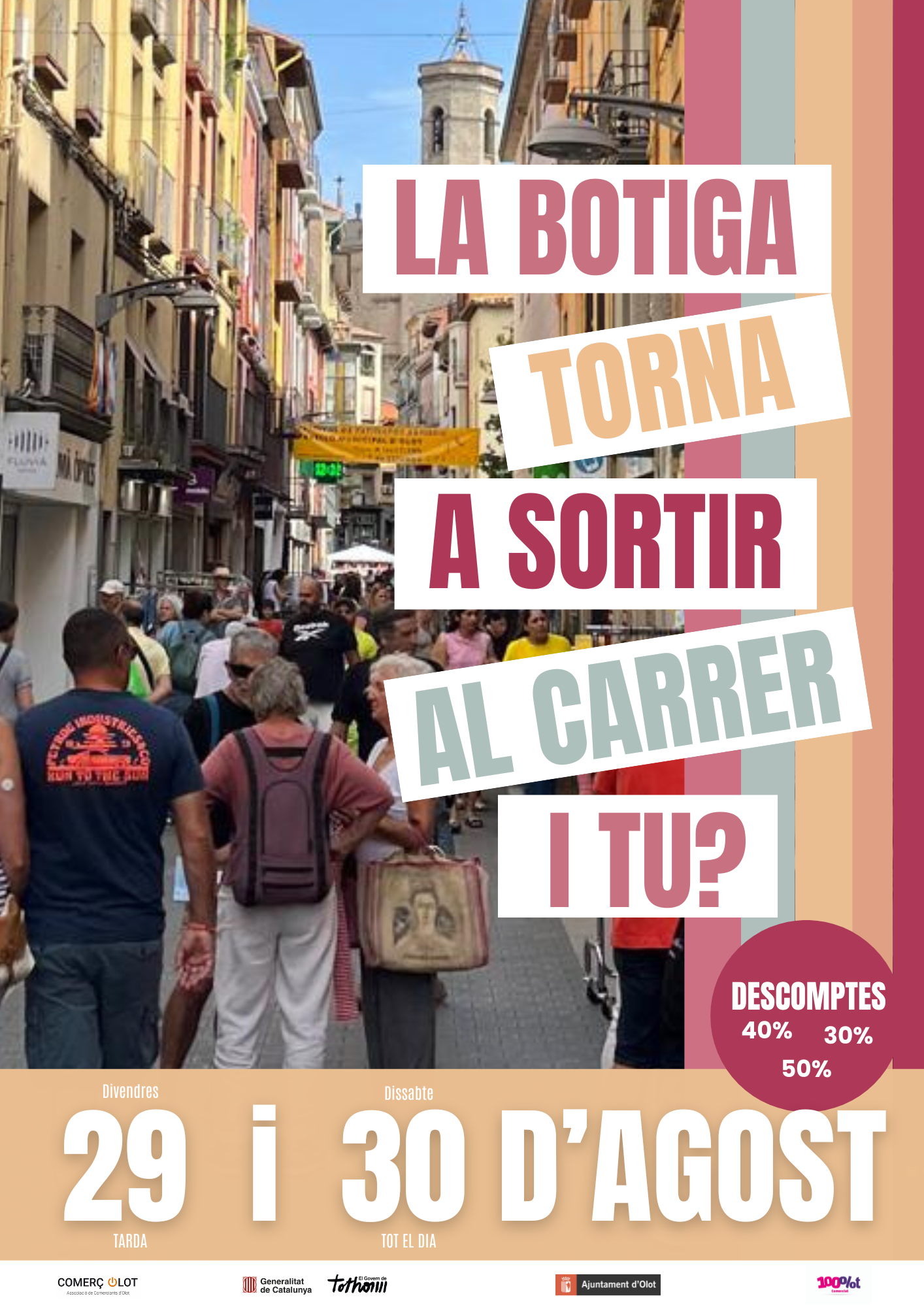 LA BOTIGA TORNA A SORTIR AL CARRER I TU?