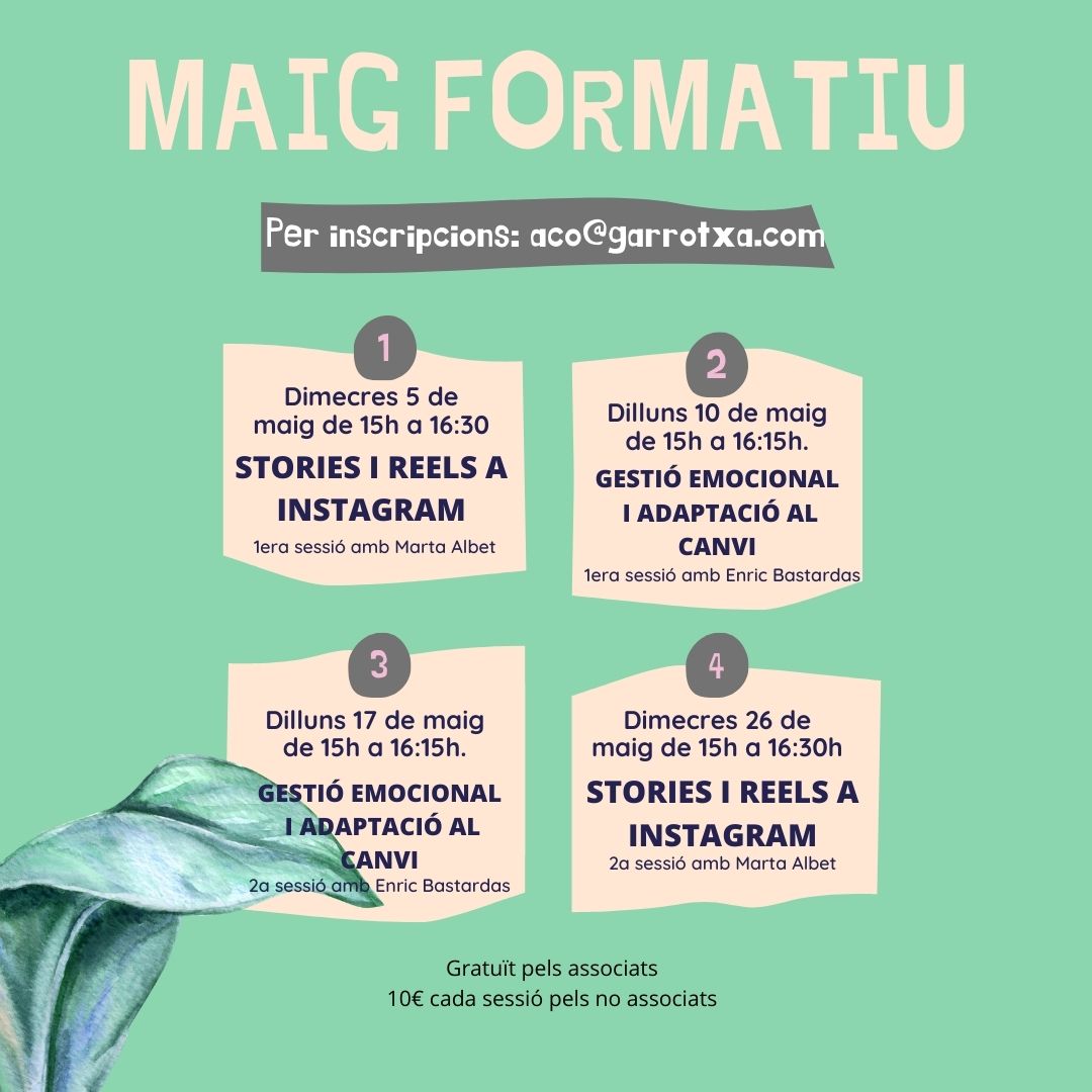 MAIG FORMATIU