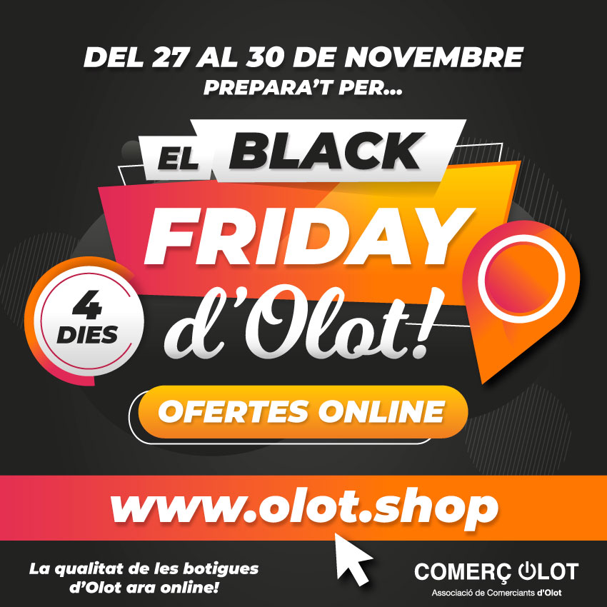 OLOT.SHOP EL BLACK FRIDAY D'OLOT